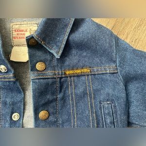SADDLE KING WESTERN 2T toddler jean jacket